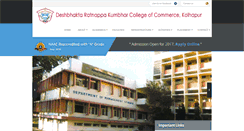 Desktop Screenshot of drkcollegekolhapur.org